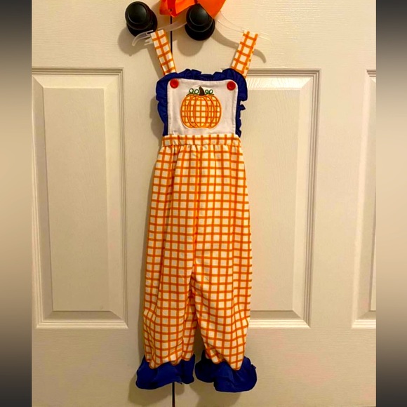 Other - Pumpkin romper jumpsuit